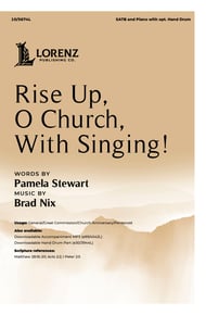 Rise Up, O Church, with Singing! SATB choral sheet music cover Thumbnail